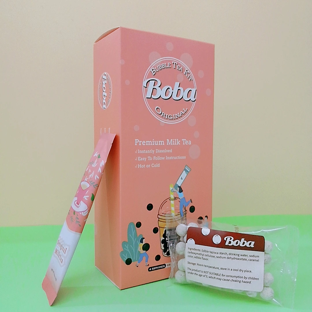 Instant Boba Bubble Tea Kit Original Flavor bubble tea supplier