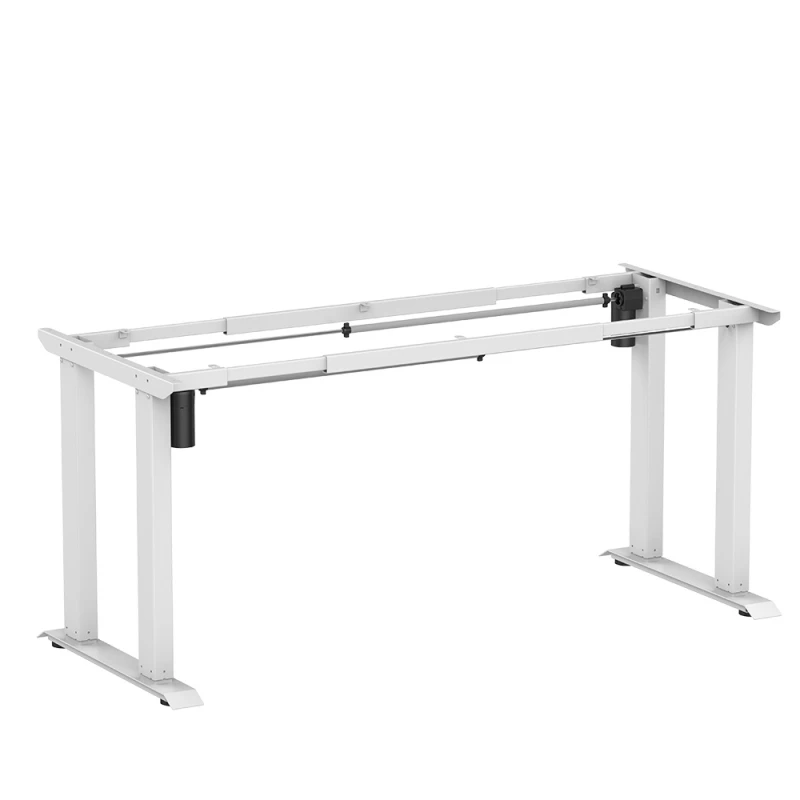 Dual Motor Retractable Standing Desk Adjustable Height Computer Desk for Office Use Electric Lifting Stand up Desk Sitting Type