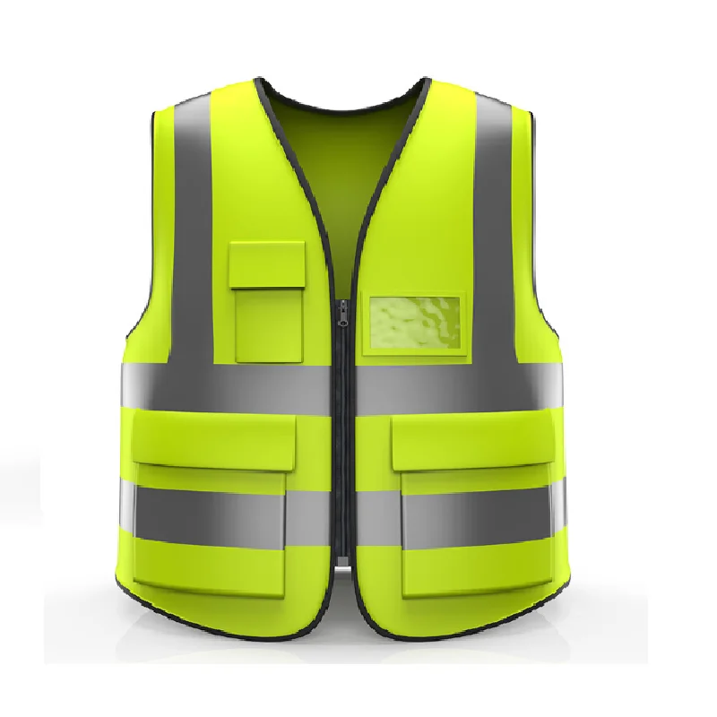 Very Cheap clothes High Visibility Yellow Lime Mesh warning Signal Vest Top grade wholesale knitted orange yellow safety vest