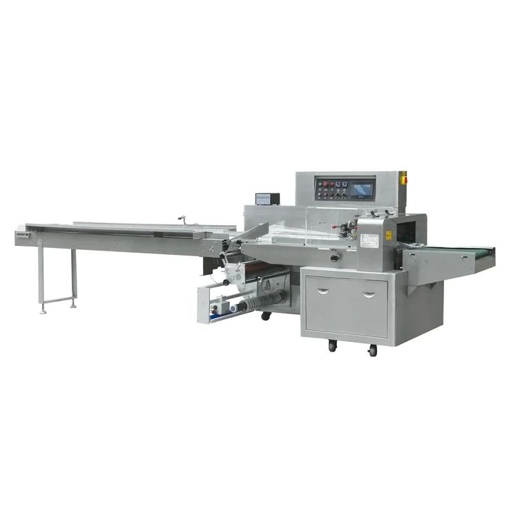 
XDBZ-600X Pillow Packaging Machine Smart Mask Towel Vegetable Mooncake Bagging and Sealing Machine Automation Equipment 