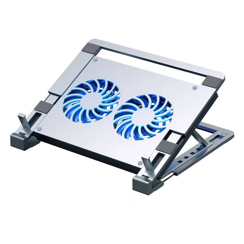 Hot product Height Adjustable Portable Notebook Mac Cooler Stand Foldable Laptop Cooling Pad For Laptop Stand Cooler