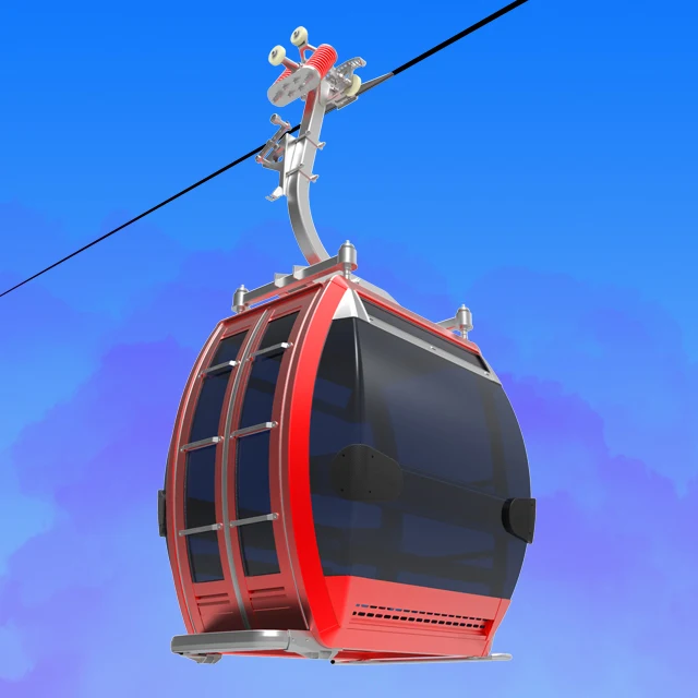 
Eight-person cableway scenic tour ropeway cabins cable car manufacturer cableways tramway 