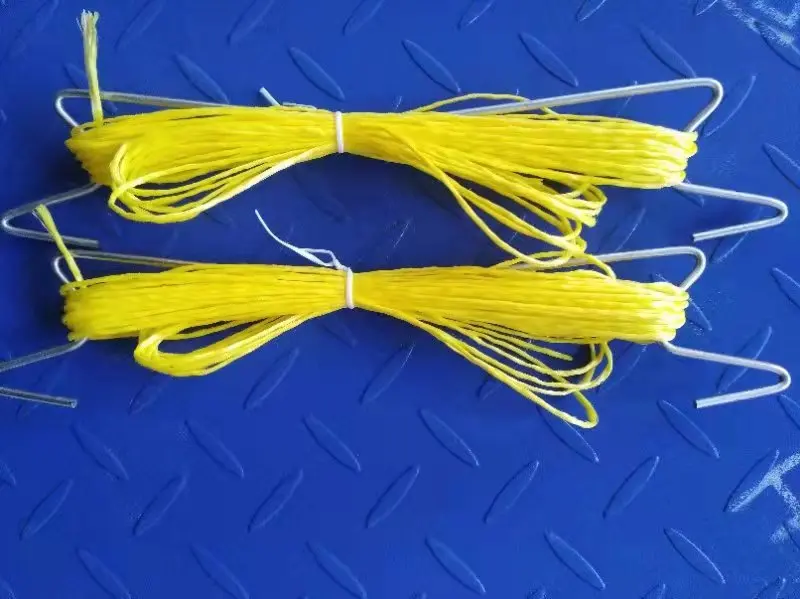 Hot Sale Greenhouse Galvanized M Tomato Roller Hanger Growing Wire Steel Hook Clip with Twine