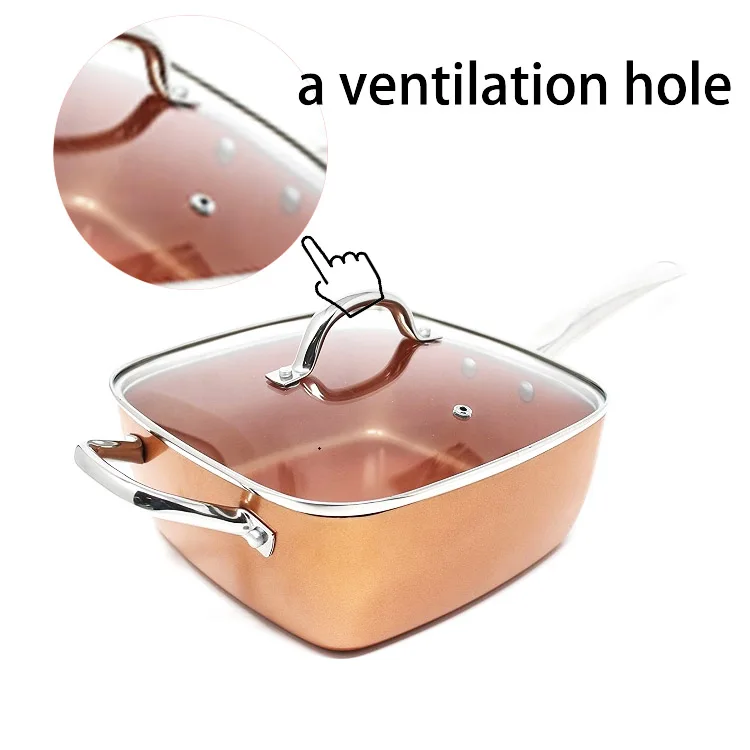 Aluminium Square Kitchen Ware Set Multifunction Kitchen Cooking Ware Set