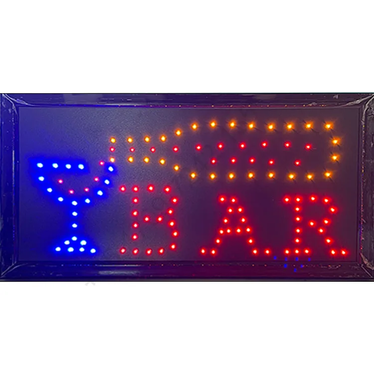 Led beer BAR sign board led neon OPEN signs