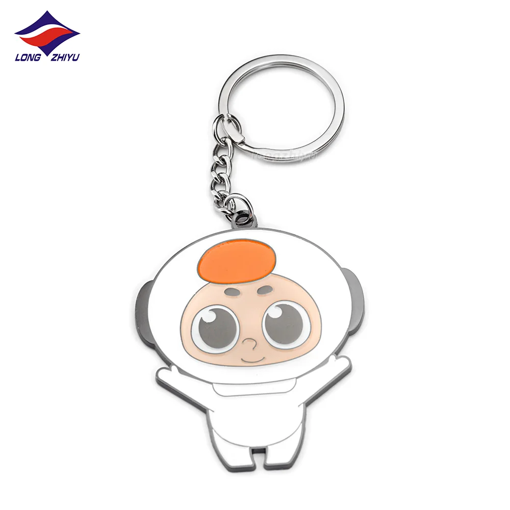 Longzhiyu 17years keyring accessories manufacturer custom anime sword keychain wholesale metal cartoon character key chains
