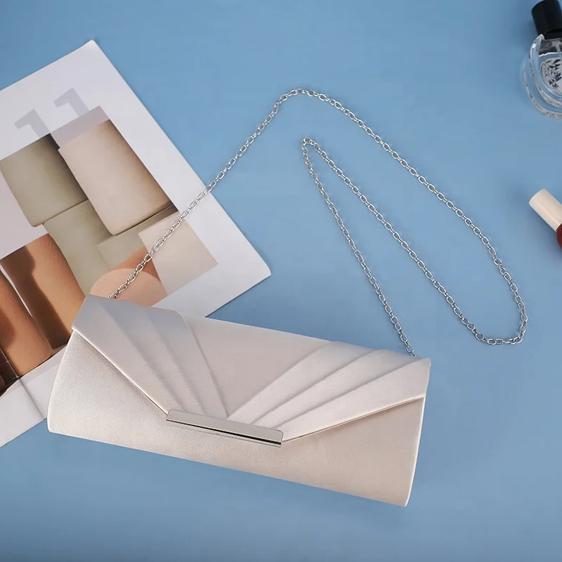 RB186 Wholesale fashion personalized purse designer Women Evening Bag Pleated Envelope Clutch Handbag Wedding Party Bridal Purse