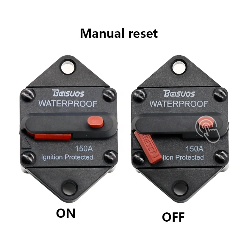 150 Marine Circuit Breaker Reset Fuse caravan manual reset DC 48V High quality circuit breakers