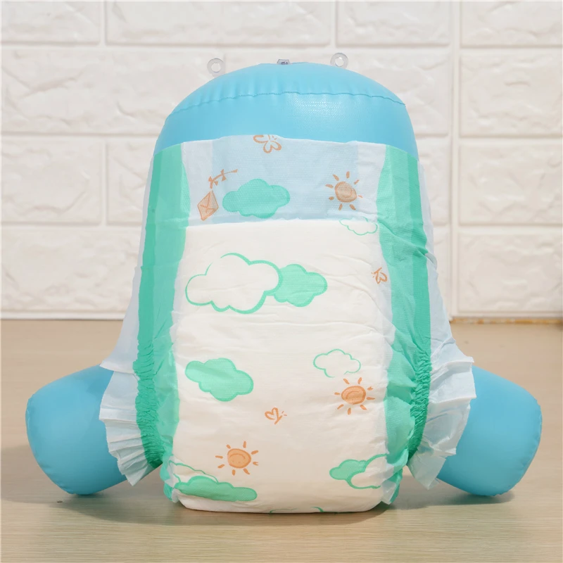 OEM High quality SAP and super absorbing performance baby diaper from China manufacturer M size hot sale Ghana market