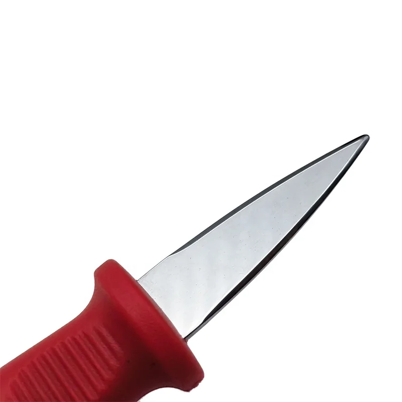 Shellfish Knife Mussel Oyster Knife Seafood Opener Stainless Steel Shellfish Opener Oysters Shucking Knife With Plastic Handle