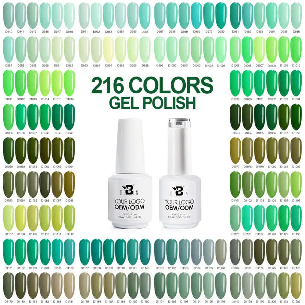 Wholesale HEMA HPMA TPO FREE 216 Colors 15ml Nude Series Color Gel for Salon Home DIY Manicure