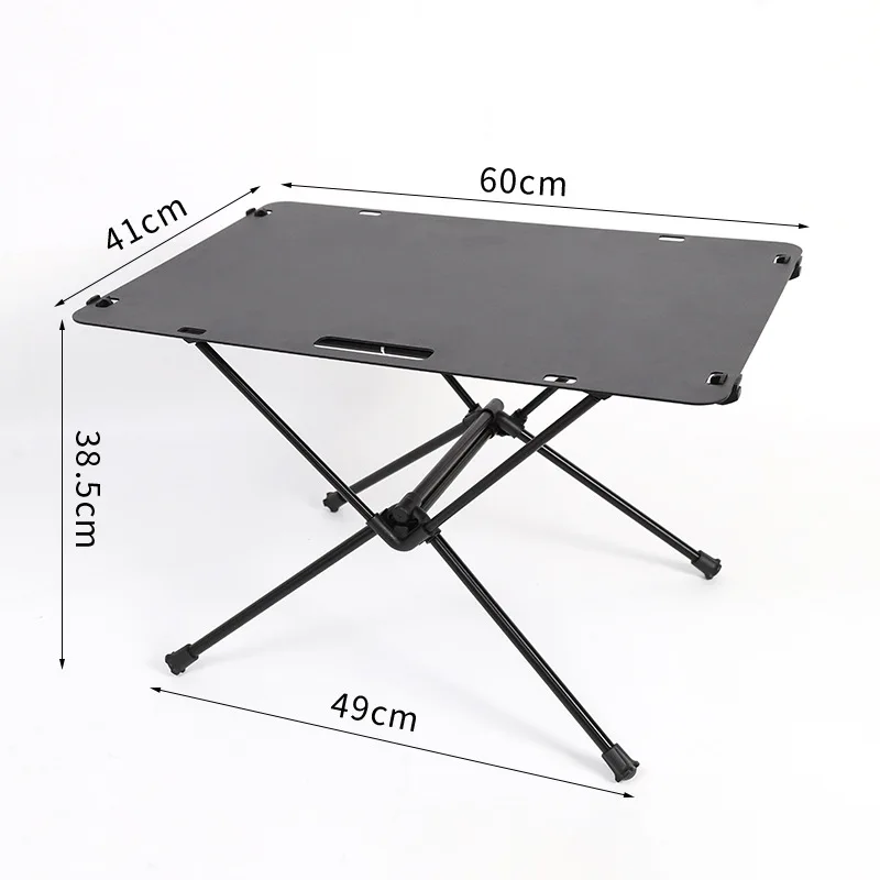 Outdoor camping New product metal garden patio furniture picnic steel foldable folding table camping table