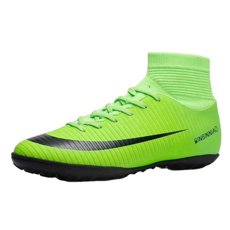 Men Sports High Ankle Football Boots Shoe Outdoor/Indoor Soccer shoes soccer shoes soccer cleats boys