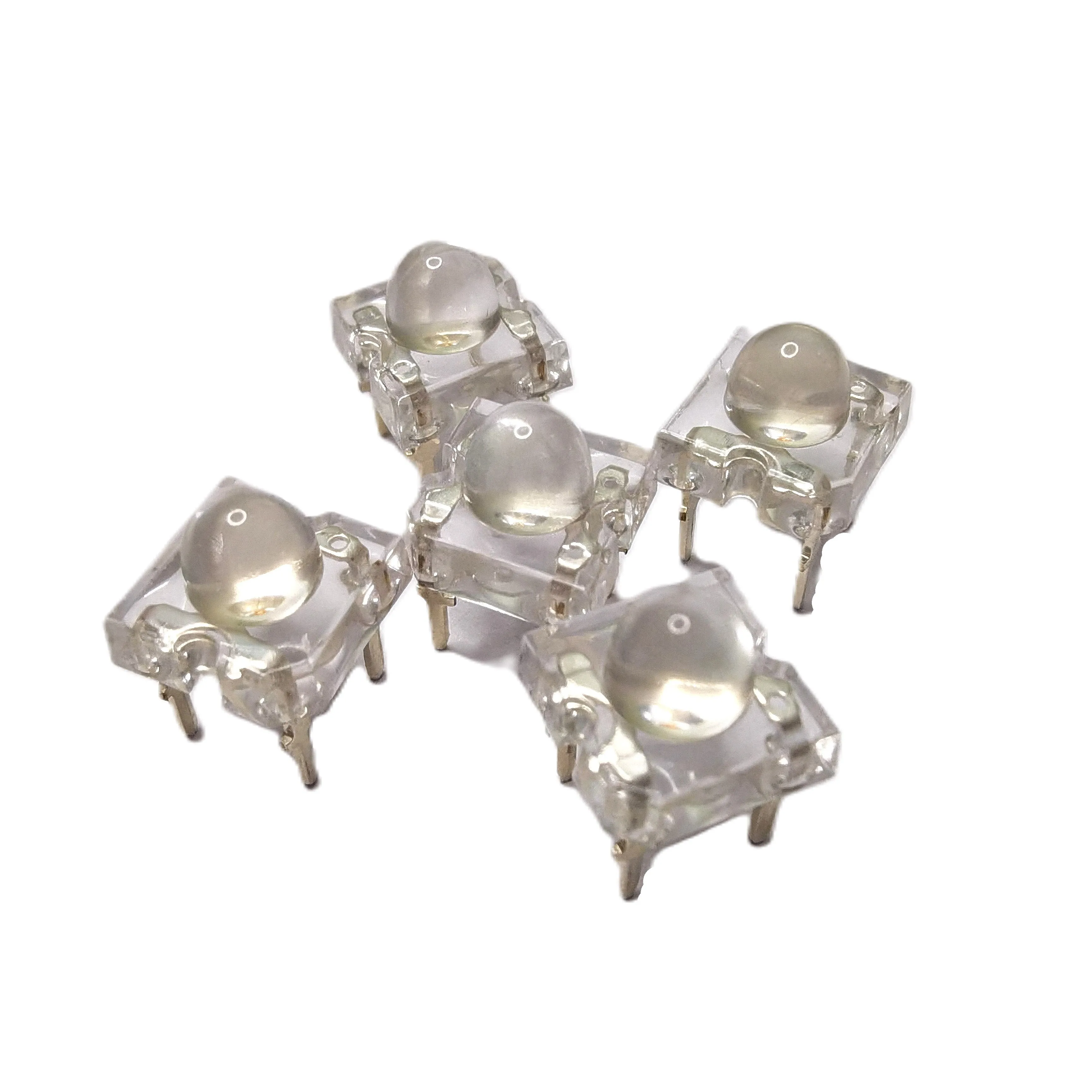 1000pcs/pack 5mm Diffused Red Ultra Flux 4 Pin LED Piranha LED Diodes