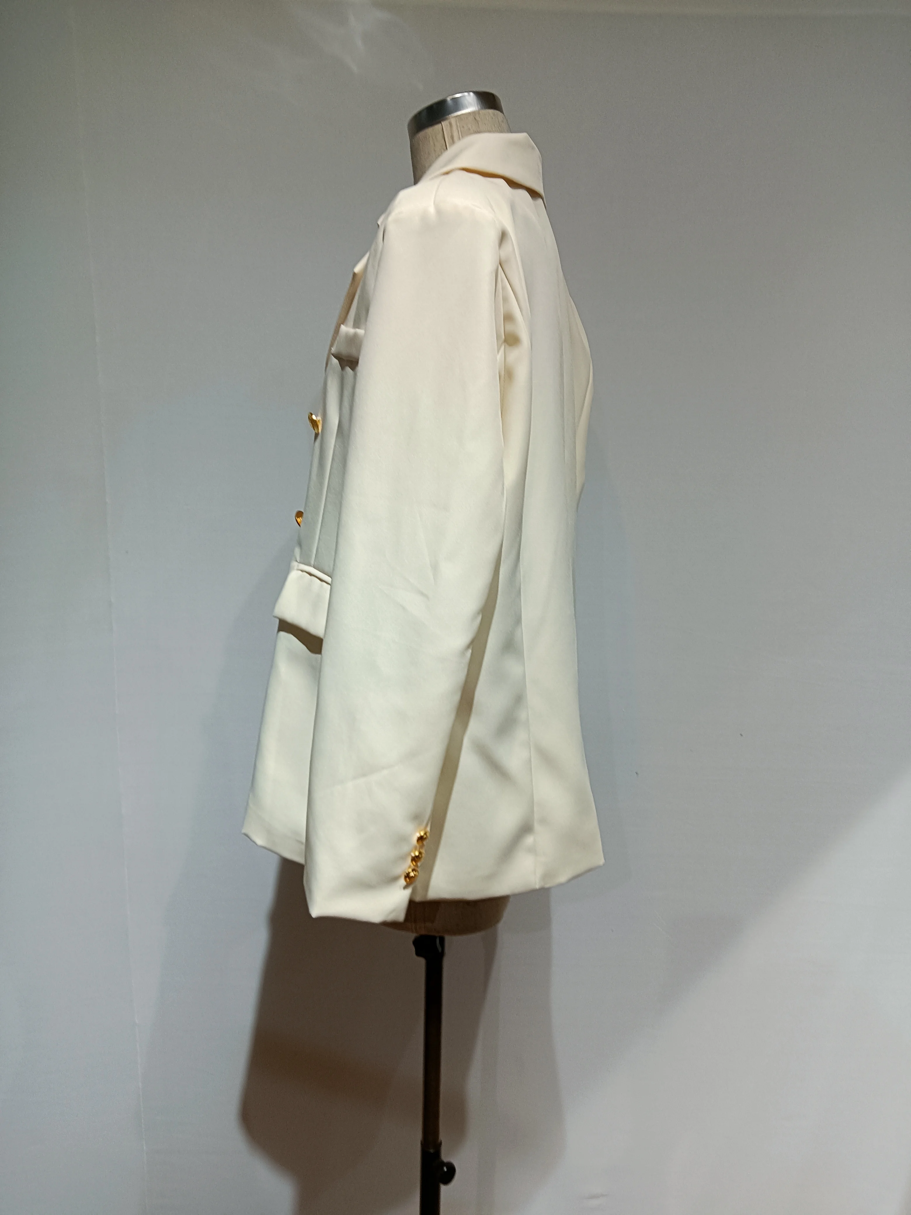 2023 Wholesale New Fashion Trendsetter Breasted Trim Suit Women Loose Casual Coat Female Button Office Suit Blazer