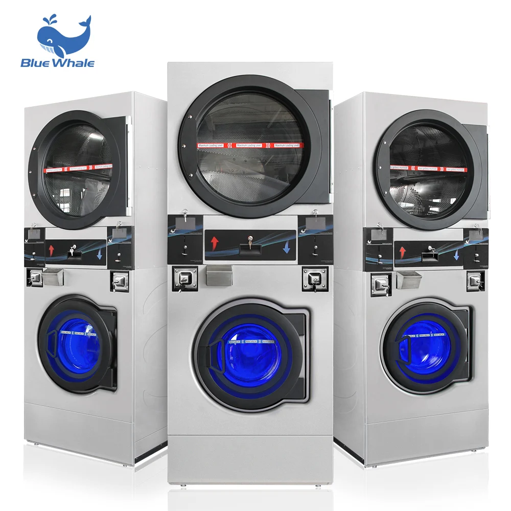 Commercial Foldable Cloth Washing Machine And Drying Machine With UV Disinfection