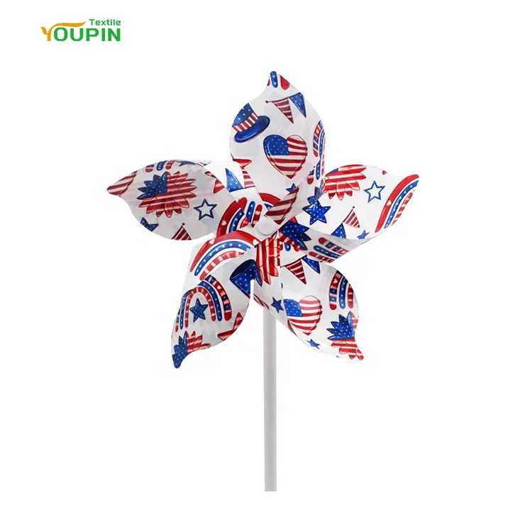 Personalized Gift Child Toys DIY Windmills Dye Sublimation print Double-sided PET plastic Pinwheel Blanks