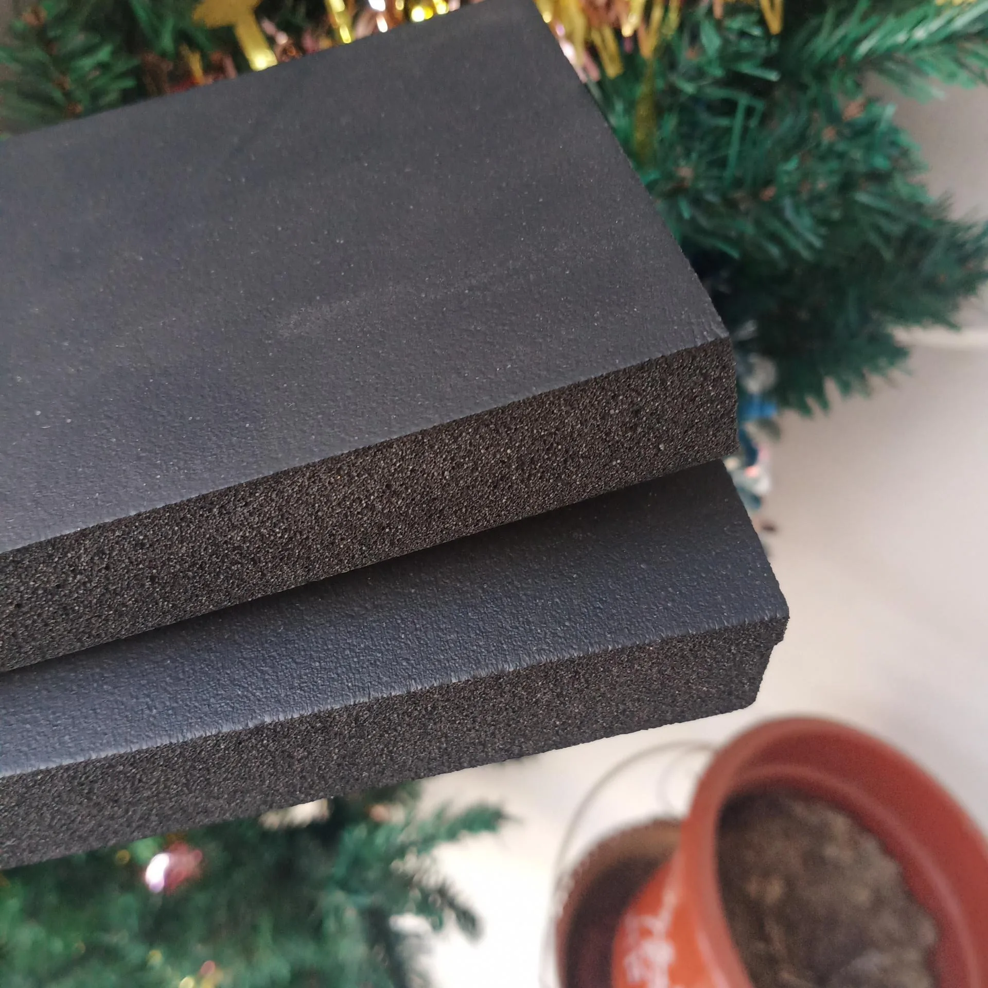 Material Customized Shape Packing Foam Antistatic Black Color Different Hardness Board Wholesale Rubber Plastic Board Eva Foam