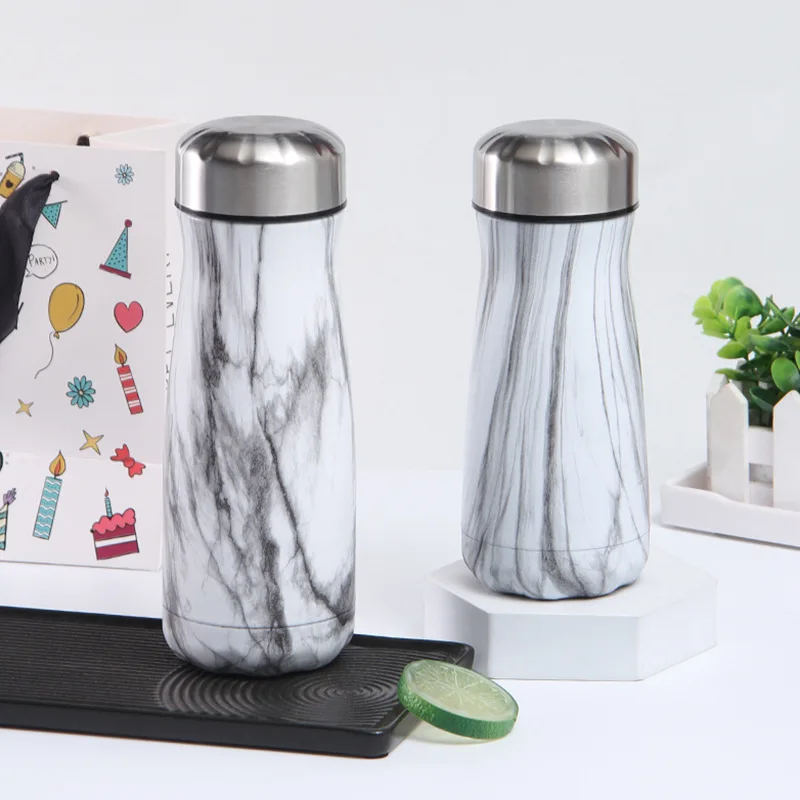 2024 New Fancy Coating Pattern Stainless Steel Double Wall Bottle Water Flask Thermos Flask