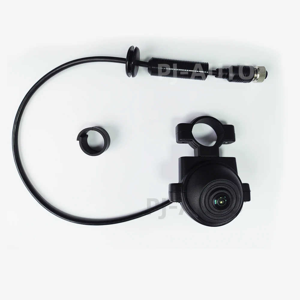 PJAUTO AHD Waterproof 180 Degree Super Wide Angle Camera Tuck Bus Backup Reverse Camera with Professional Fisheye Correction