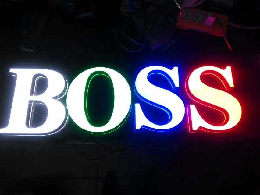 custom logo signs letters shop signs led acrylic led letter signage led letter lights wall sign