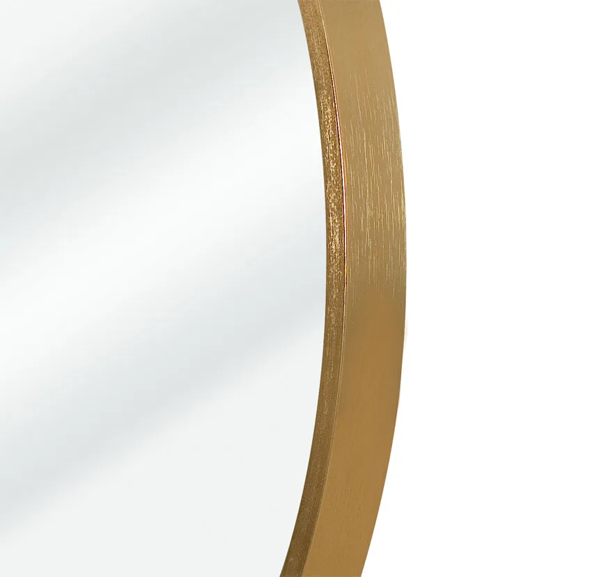 Wall 40cm 50cm 60cm Small Matte Frame Mirror Hallway Bedroom modern Decor Round wall Mirror for Living Room