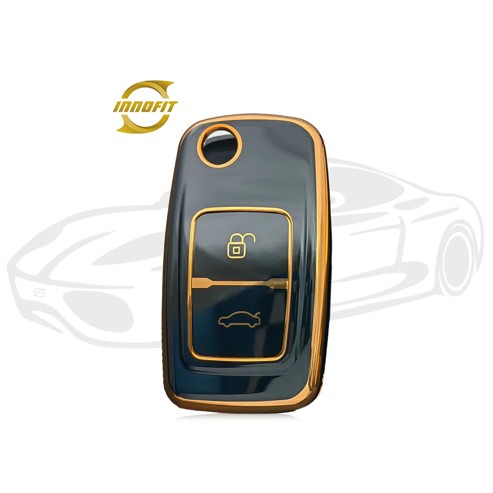 Innofit CRF2 Brand Supplier Car Key Sleeve TPU For Chery A3 A5 E5 Tiggo Fengyun 2 Qiyun 3 5 Son Of The East Auto Clef Protection