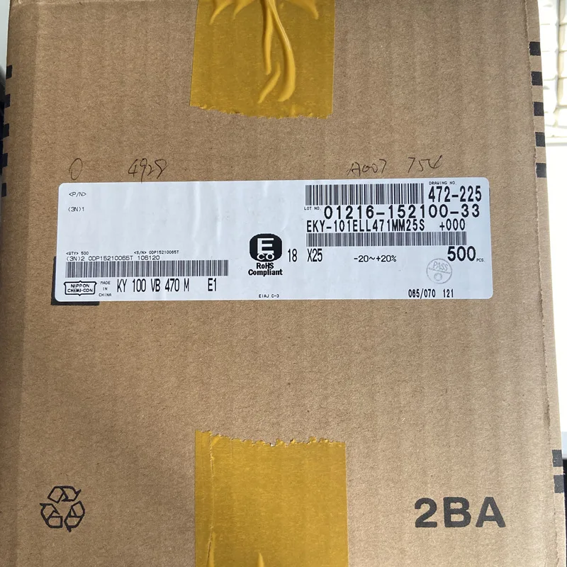 EKZN800ELL121MJ16S| 120uF 80V 10 x 16mm 105 degrees NCC High Ripple capacitor