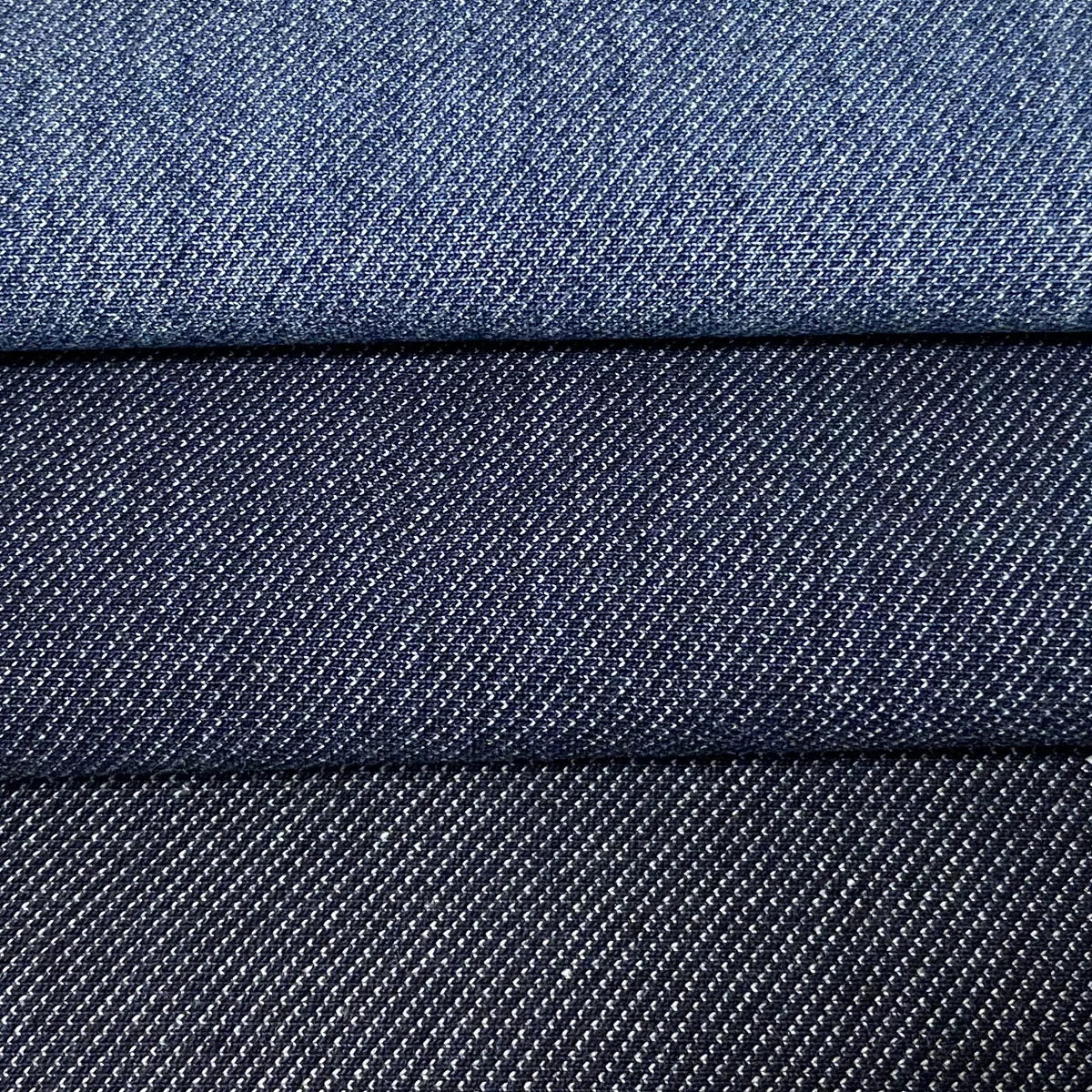 
Twill Knit Cotton Indigo Yarn Dyed Unwashed Selvedge Jeans Fabric 