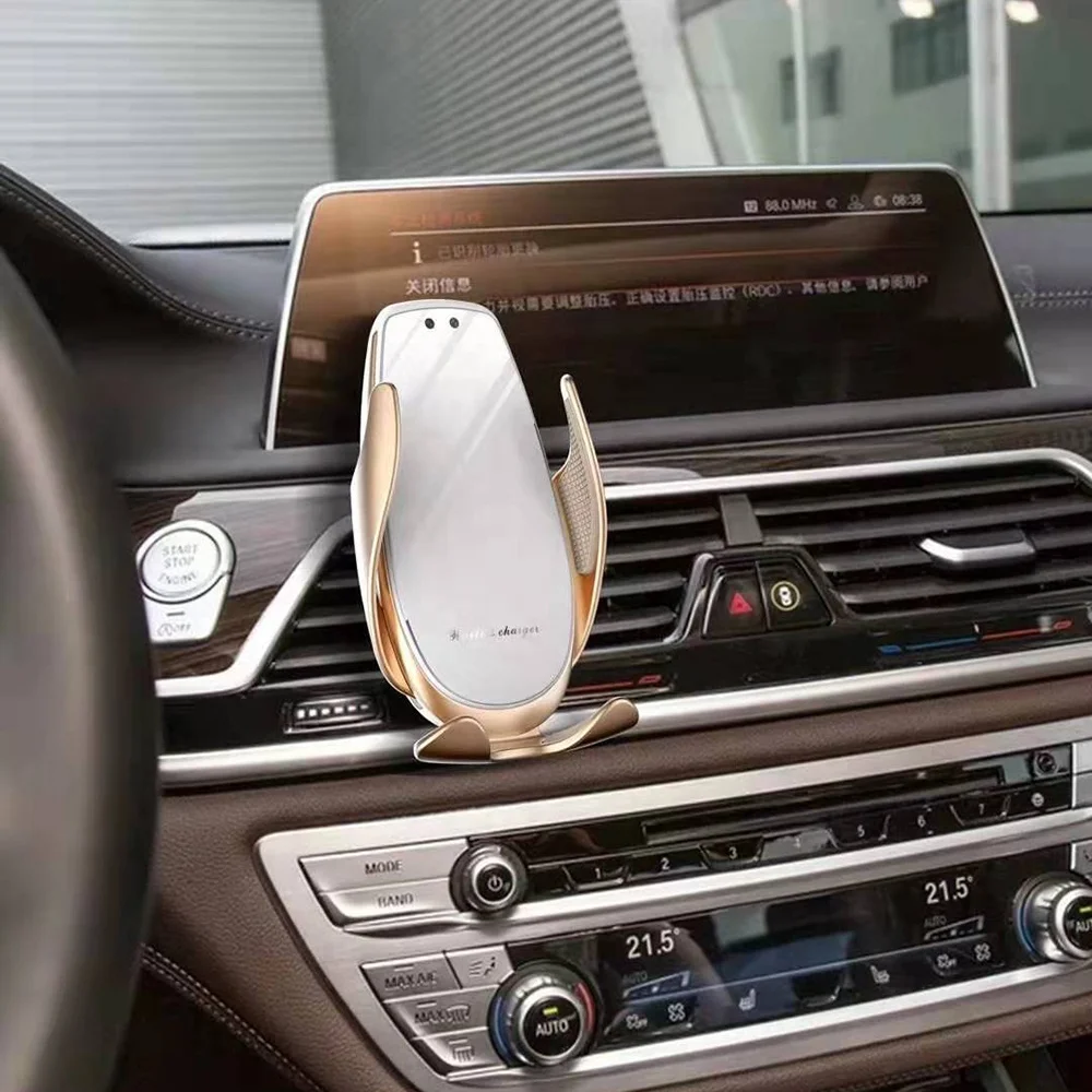 Лидер продаж на Amazon, 3 в 1 Автомобильный держатель беспроводного зарядного устройства 10 Вт V3, беспроводное зарядное устройство для автомобиля, Быстрое беспроводное автомобильное зарядное устройство Qi