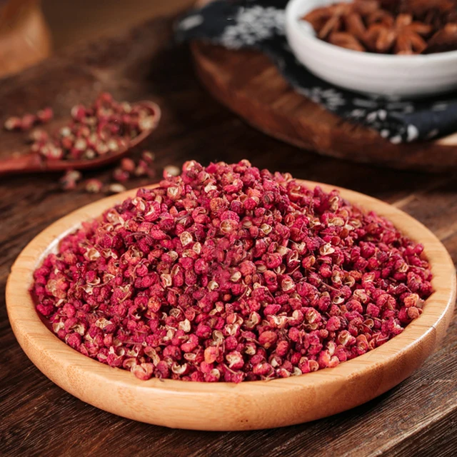 Wholesale Premium Peppercorn Bulk Dried Red Ceramic Salt and Pepper Factory Supply Single Spices Herbs