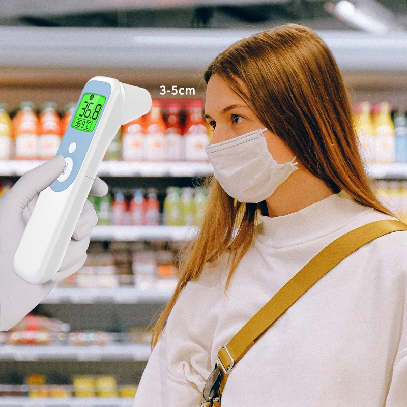 Non Contact  Medical  Digital Baby Adult Temperature Infrared Forehead Thermometer Gun Meter Termometro  infrarojo Termometro Ir