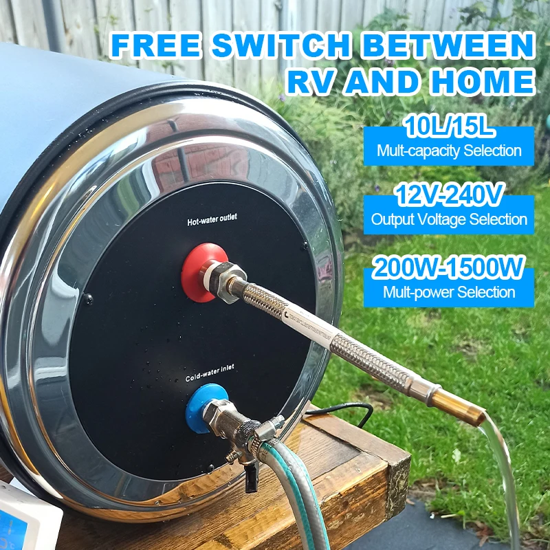 High quality low price stainless steel hot water tank 12v portable heater for rv