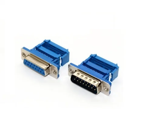 Lycn D-sub DB соединитель плоский ленточный кабель IDC Dsub Тип двухрядный гнездовой Штекерный Соединитель с машинным штифтом Дырокол 9 15 25 37P