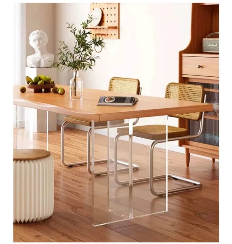 Factory Price Writing Table Office Desk Console Table Computer Clean Acrylic Desk Tables