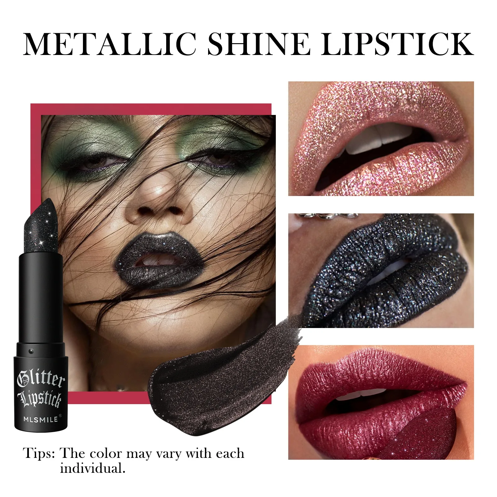 Lasting organic Halloween Pearlescent Lipstick Matte Non Stick Cup Moisturizing Lip Balm Glitter Lipsticks