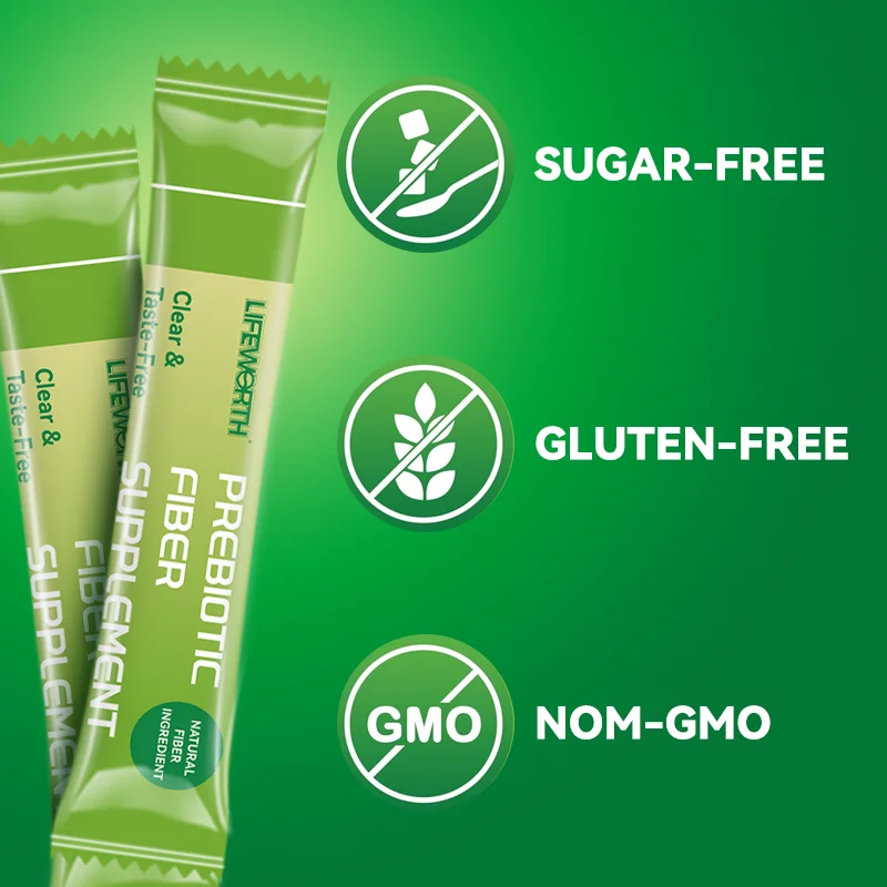 Lifeworth 30 Billones Probiotics Supplements Maintain Regularity Gut Health Fiber Probiotic Powder