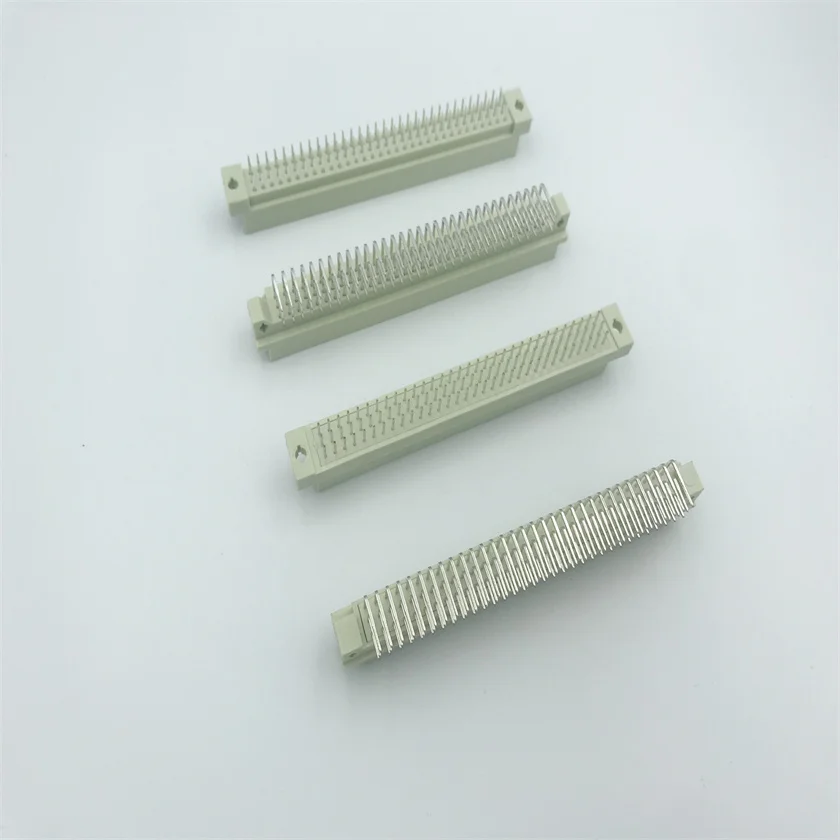 2.54mm 3*32P DIN 41612 connector EUROPEAN CONNECTOR 364 3 rows female straight and male right angle type