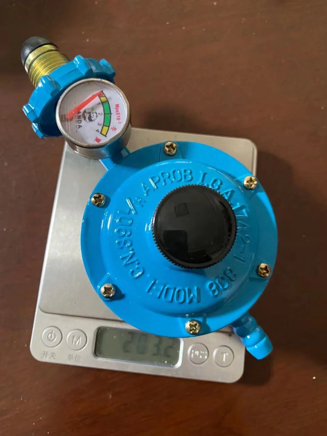 South American market popular model  lpg gas regulator low pressure