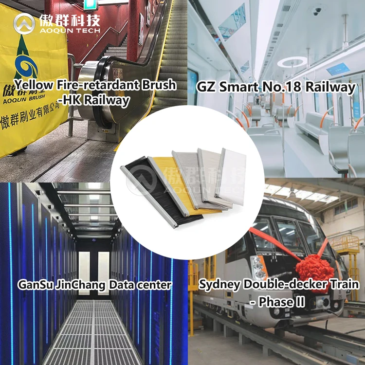 High Quality Door strip Brush Door High-speed rail door sealing brush