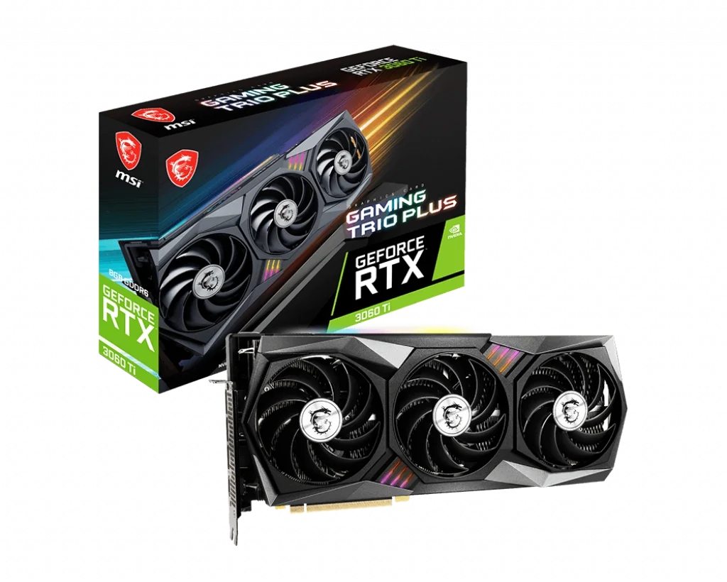 MSI RTX 3060 TI 8G GAMING TRIO X  TWIN FAN 8G OC LHR Brand new graphics card with 3 years warranty RTX3060 3060ti