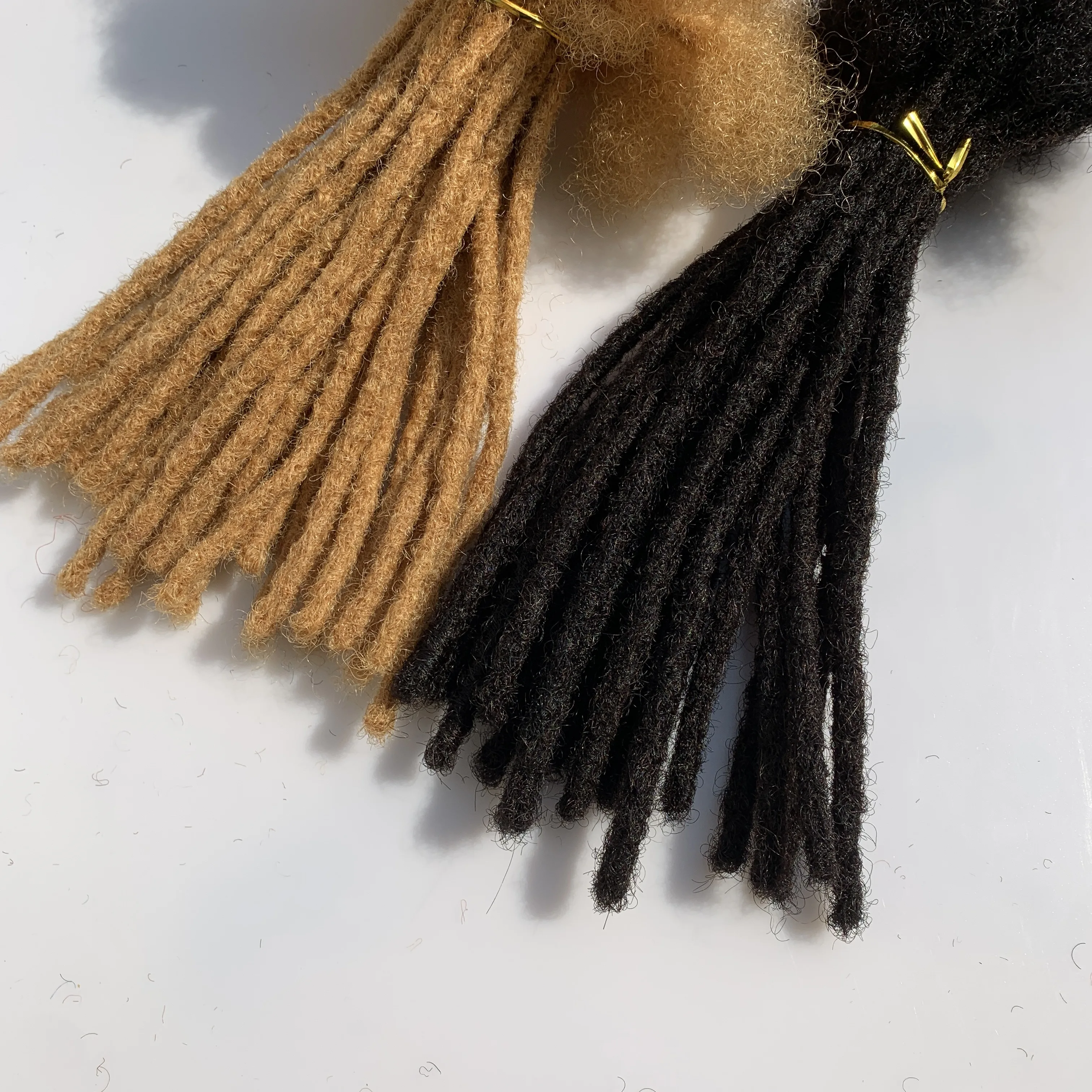 Natural Black Loc Extension Human Hair  Can Be Dyed and Bleached for Men/Women/Kids Real Dreadlock Extensions Human Hair
