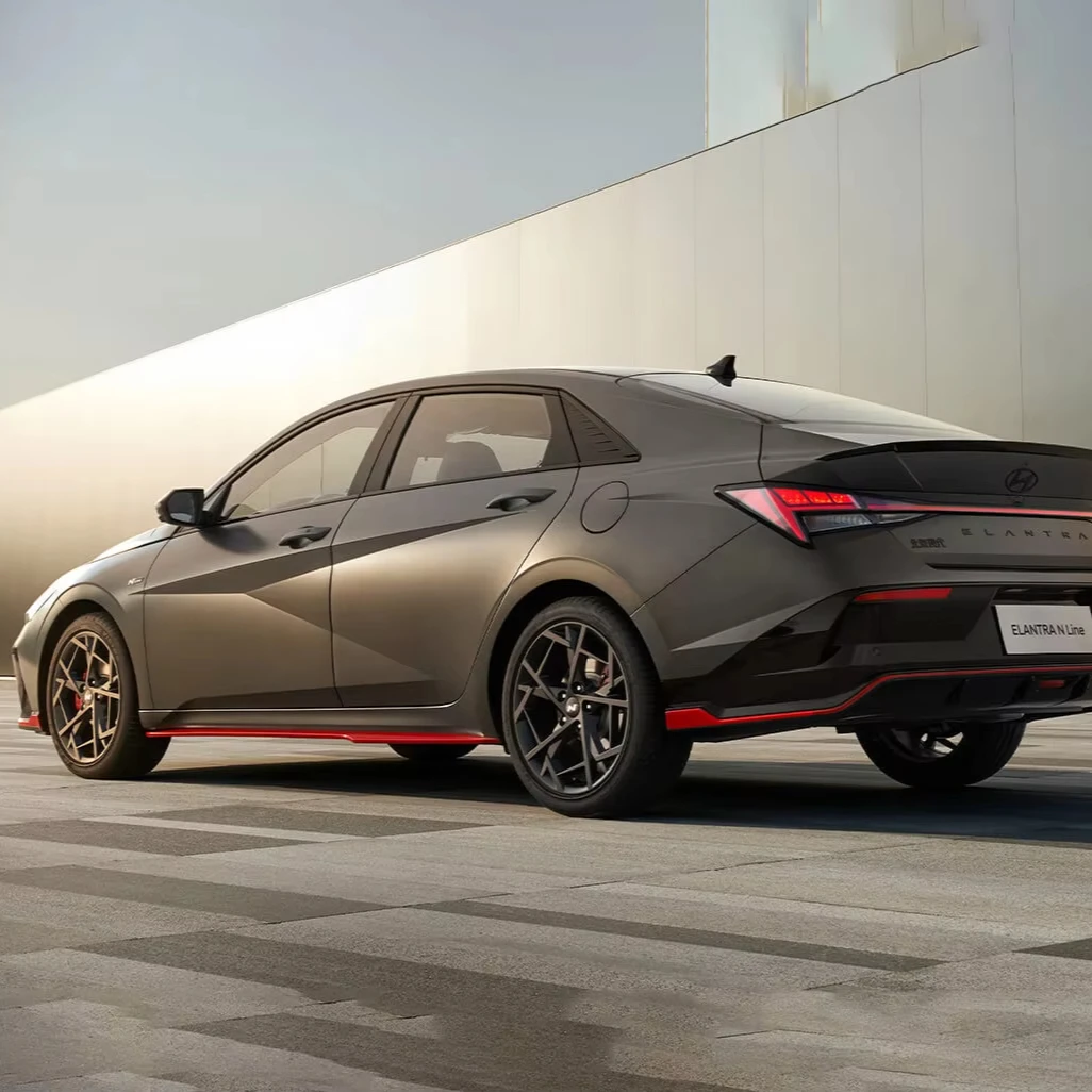 2024 китайские элантры 1 5 л CVT Lux Premium Edition N Line компактные кожаные сиденья Автоматический Автомобиль ACC Cruise чистый бензин Power Left
