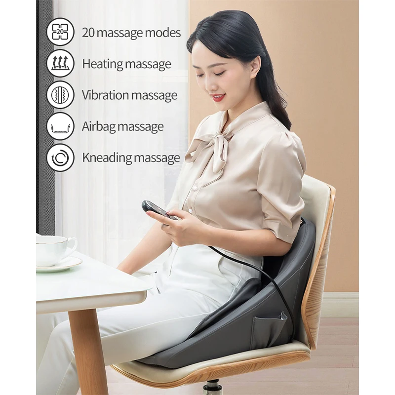 2024 New Factory Direct OEM Waist Scratcher Seat Vibration Airbag Compression Massage Product Body Massager For Home Office