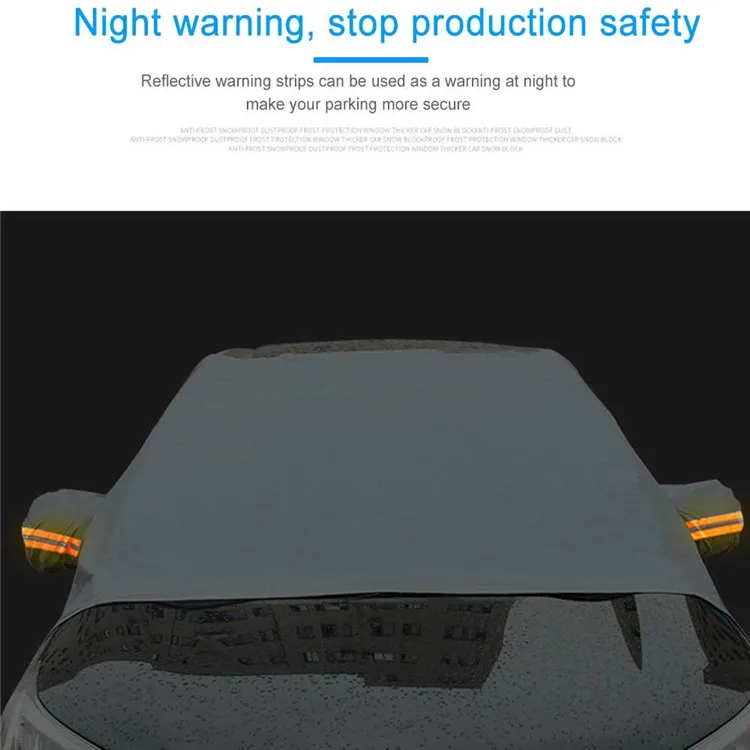 PEVA material car windscreen protector wiht side mirror covers