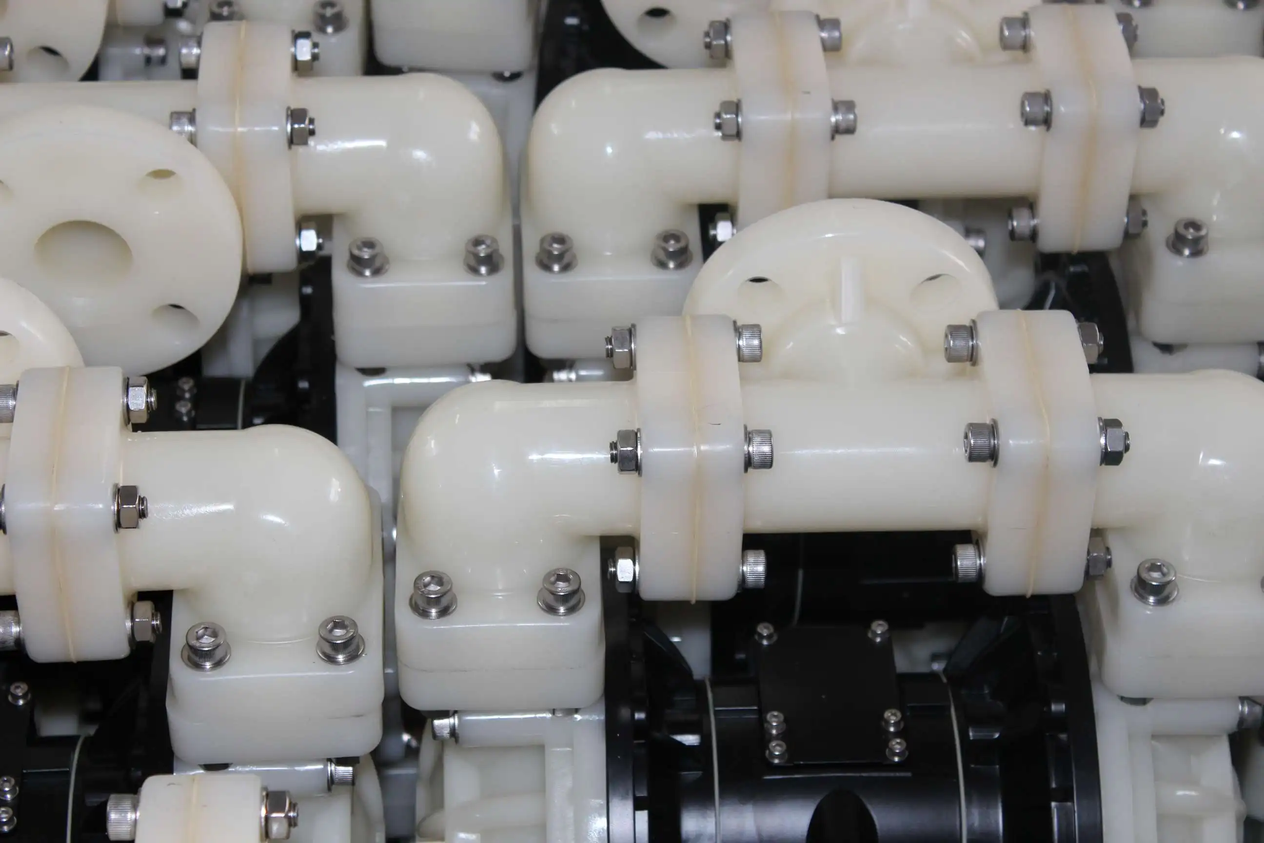 Chemical resistance pneumatic EPDM elastomer Hytrel PTFE Stantoprene diaphragm membrane pump