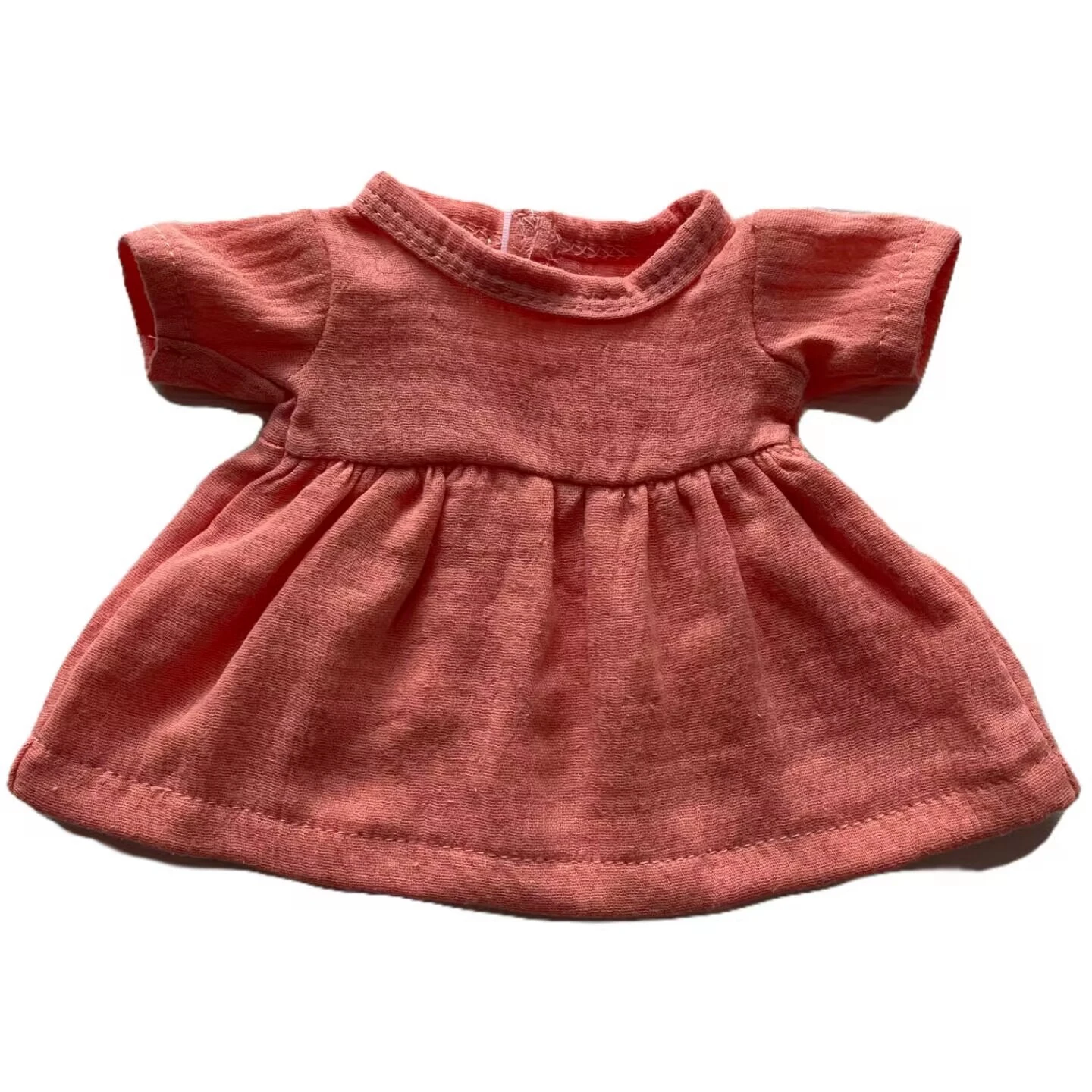 Wholesale soft cotton toy clothing fit baby 9 inch doll perfectly lovely clothes 34cm tiny muslin dress