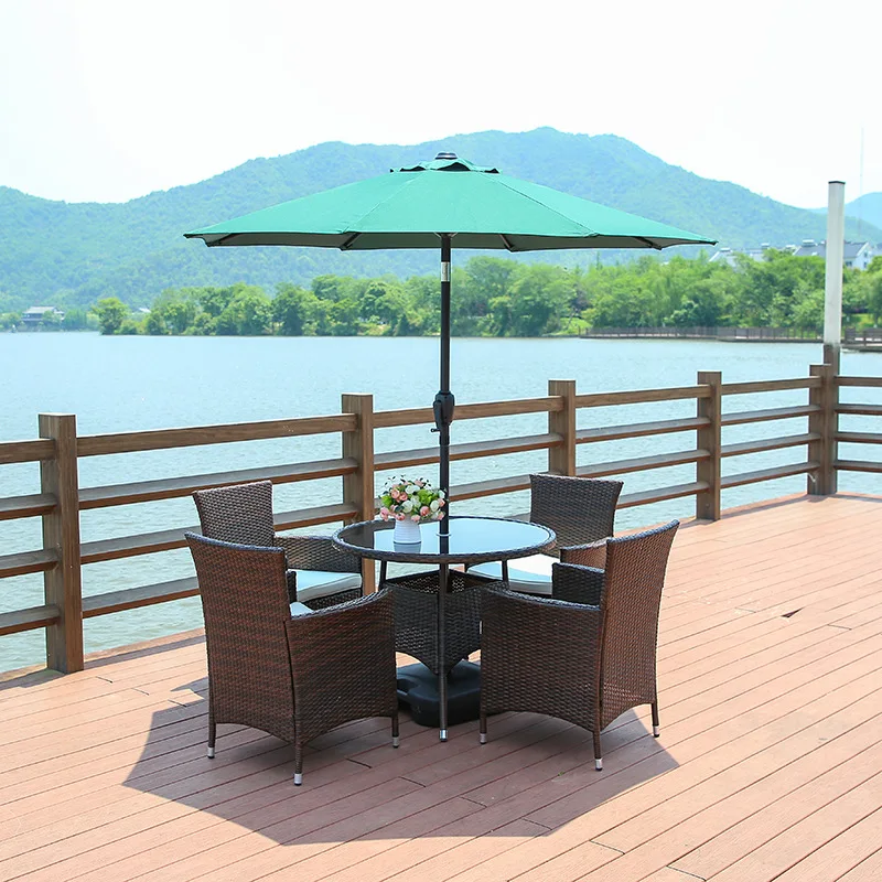 Outdoor sunshade umbrella courtyard outdoor folding activity sun umbrella single and double topped banana umbrella