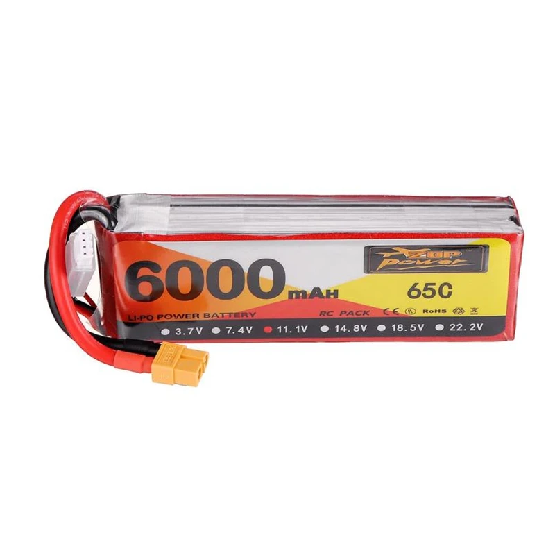 Оптовая продажа с фабрики 3S 11 1 v 6000mah RC батарея лидер продаж lipo для дрона
