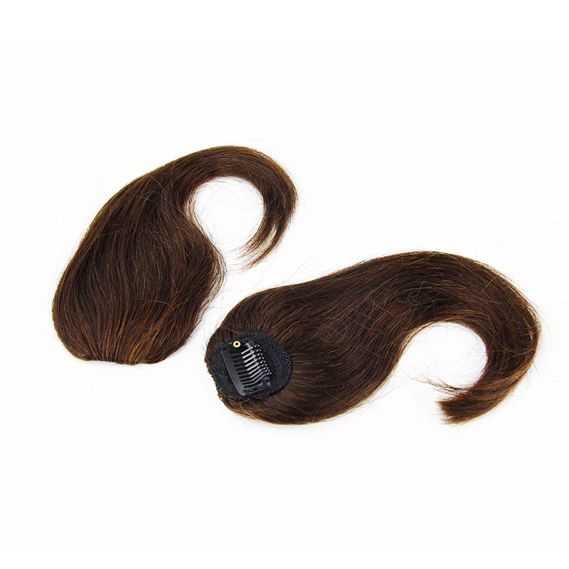 100% Human Hair Fringe Wigs Bang Wig Human Hair Curly Extension With Fringe